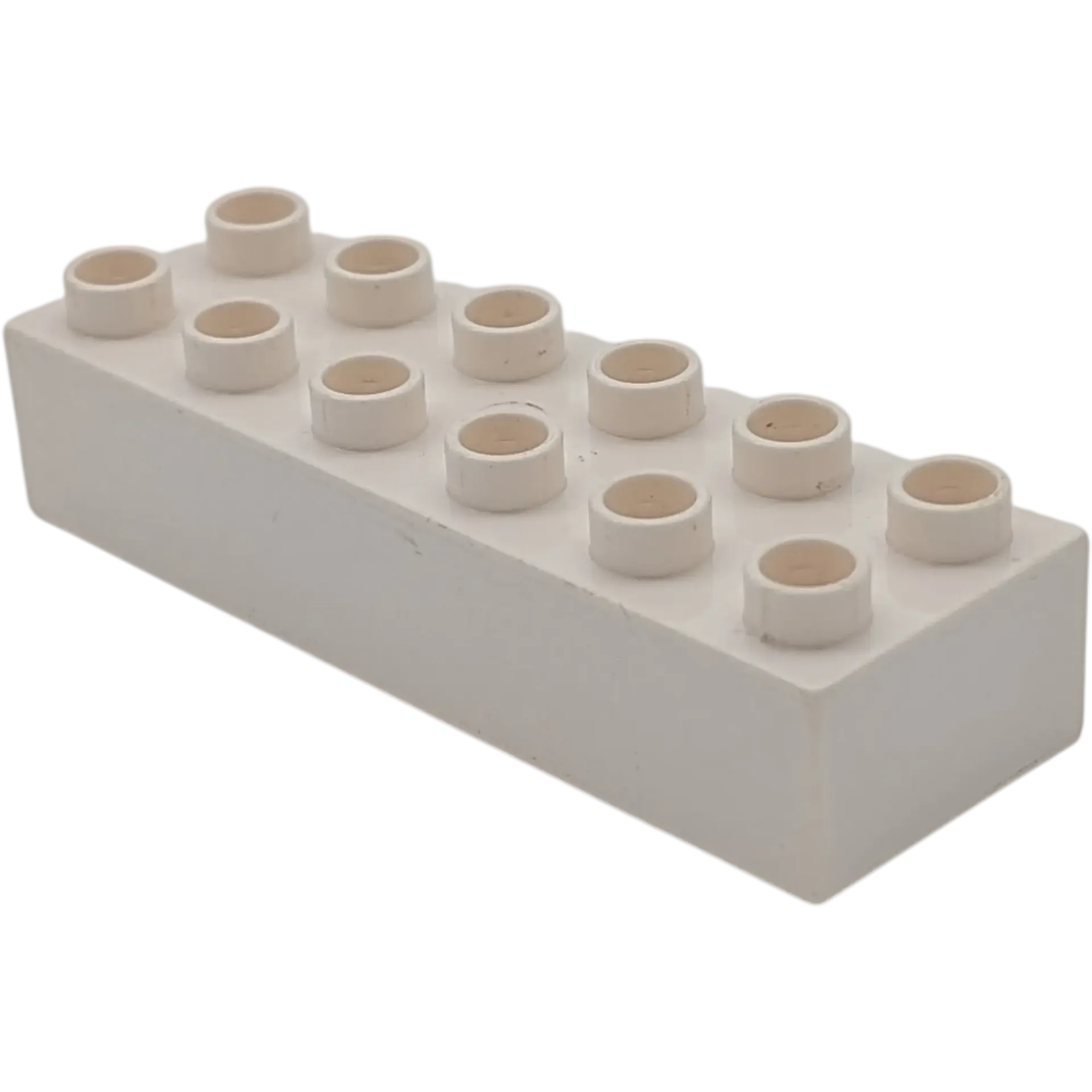Lego Duplo 2300 Baustein 2x6 Weiß