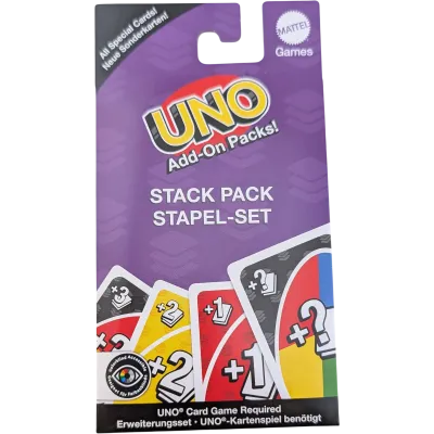 Mattel Uno Add-On Packs! Stack Pack Stapel Set