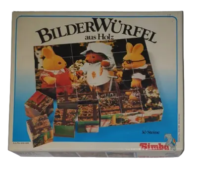 Simba Bilderwürfel aus Holz
