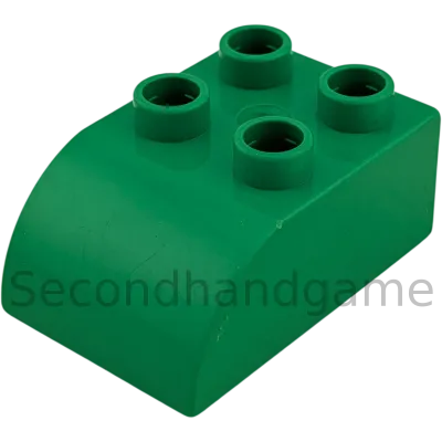 Lego Duplo 2x3 Dachstein 2302 Mittelgrün