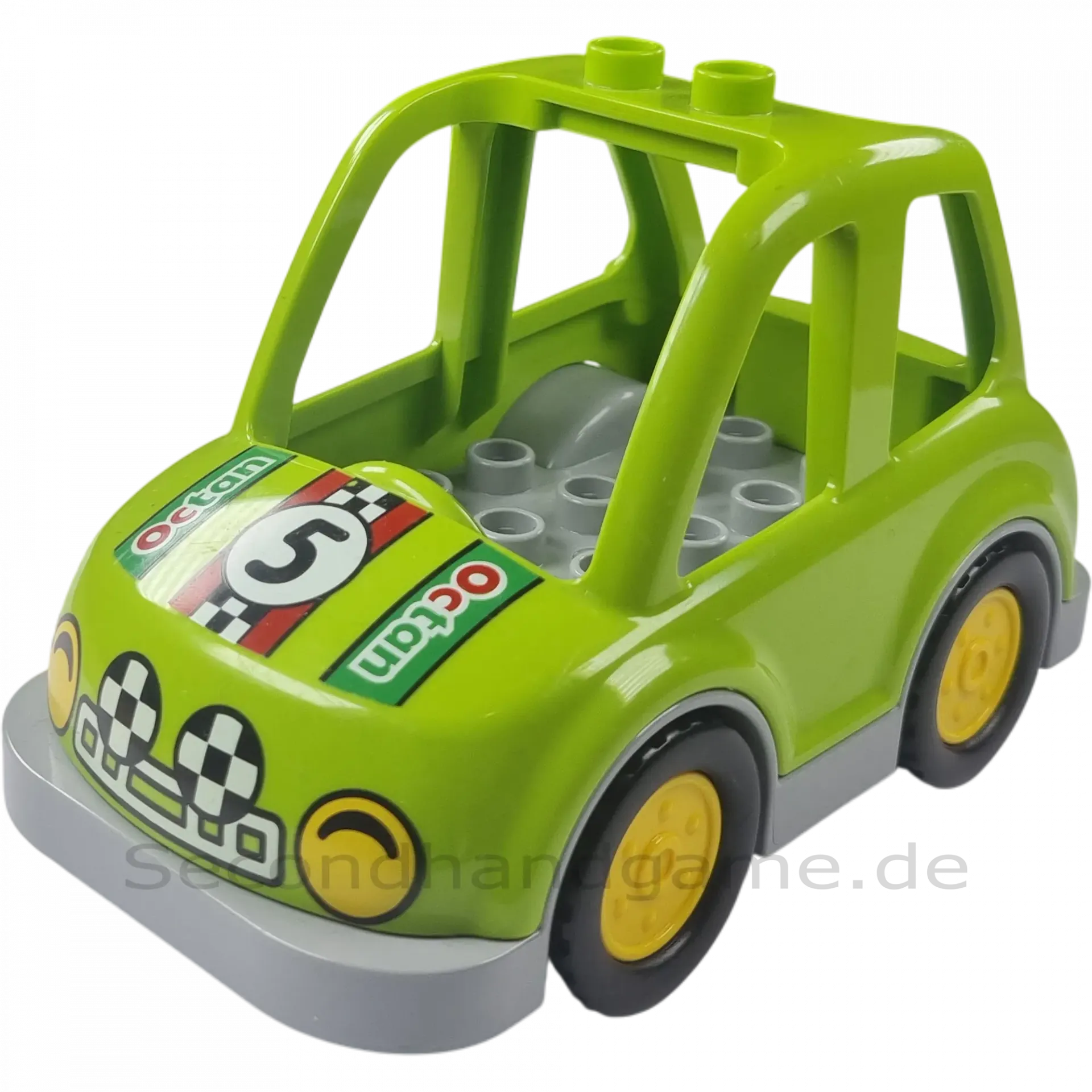 Lego Duplo Octan Rennauto Zahl Fünf Lime Hellgrün