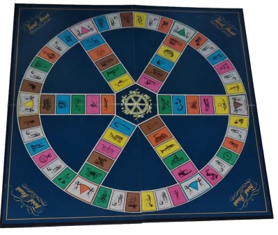 Spielplan Spielbrett Trivial Pursuit