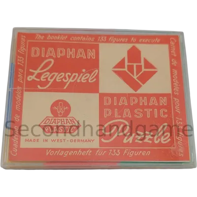 Diaphan Legespiel Tangram Vorlagenheft für 133 Figuren
