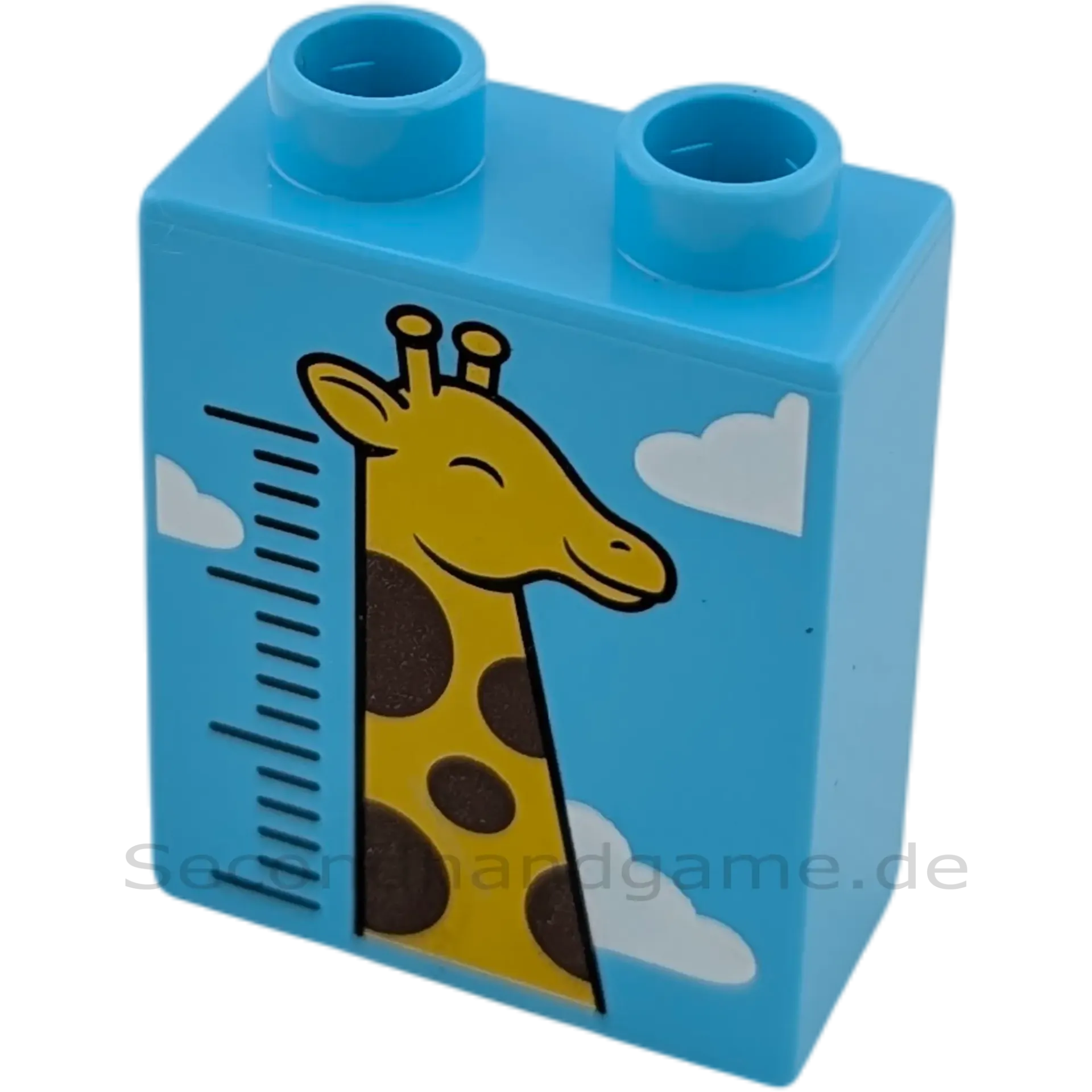 Lego Duplo 4066 Stein 1x2x2 Azur Giraffe Messlatte