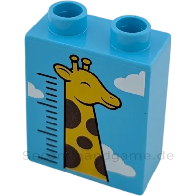 Lego Duplo 4066 Stein 1x2x2 Azur Giraffe Messlatte