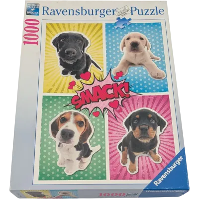 Ravensburger Premium Puzzle 1000 Teile 194810 Hunde Pop Art