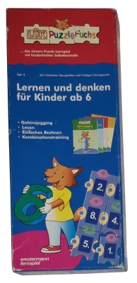 Lük Puzzle Fuchs Lernen und Decken für Kinder ab 6 Jahren 