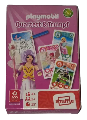 ASS Playmobil Quartett & Trumpf 2in1