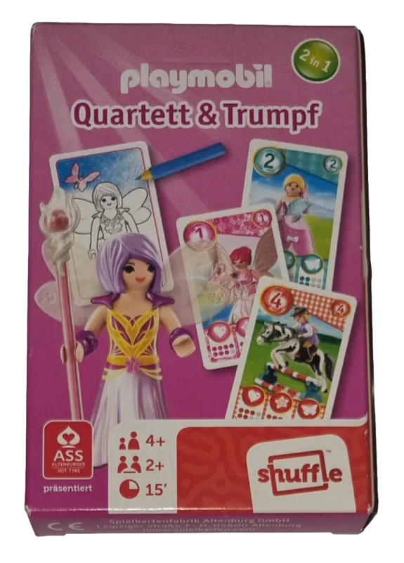 ASS Playmobil Quartett & Trumpf 2in1