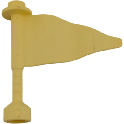 Lego Duplo Flagge Fahne Hellgelb