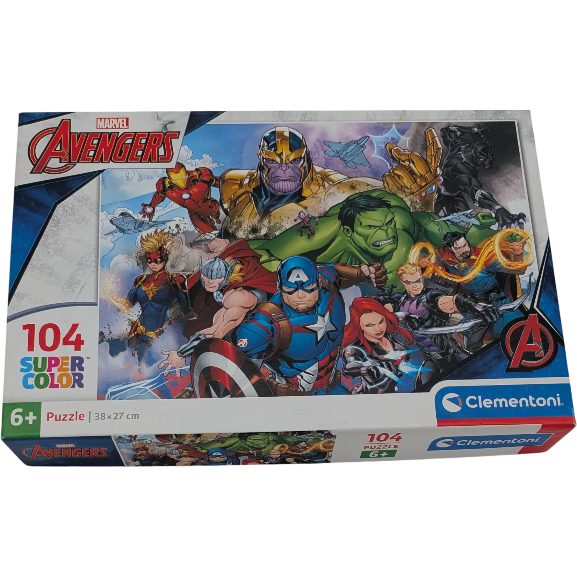 Clementoni Super Color Puzzle 104 Teile 25718 Marvel Avengers