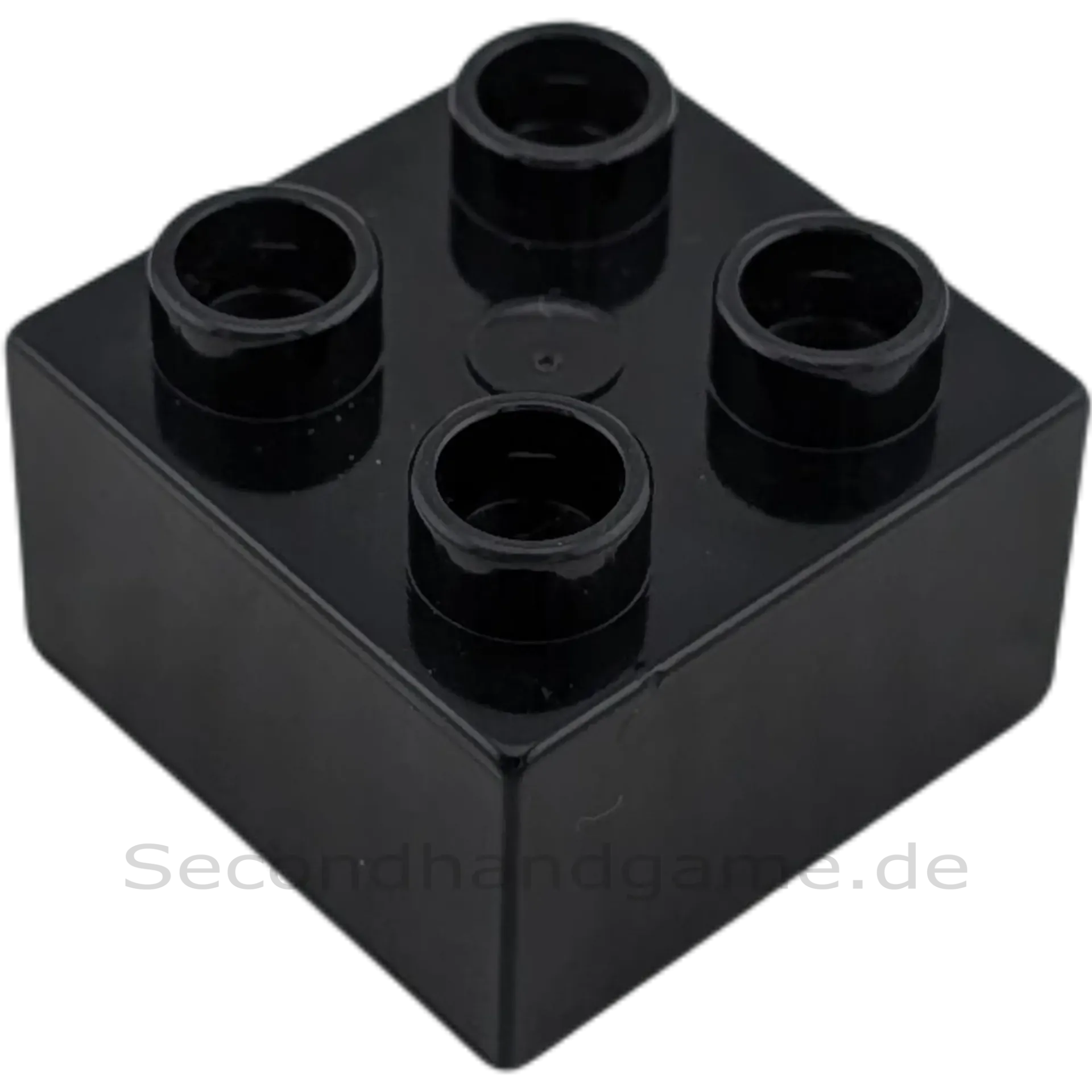 Lego Duplo 2x2 Stein 3437 Schwarz