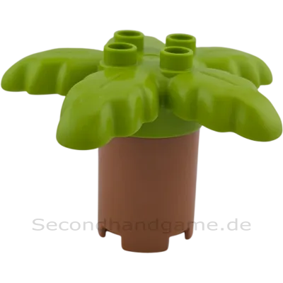 Lego Duplo Palme Klein Hellbraun Hellgrüne Blätter