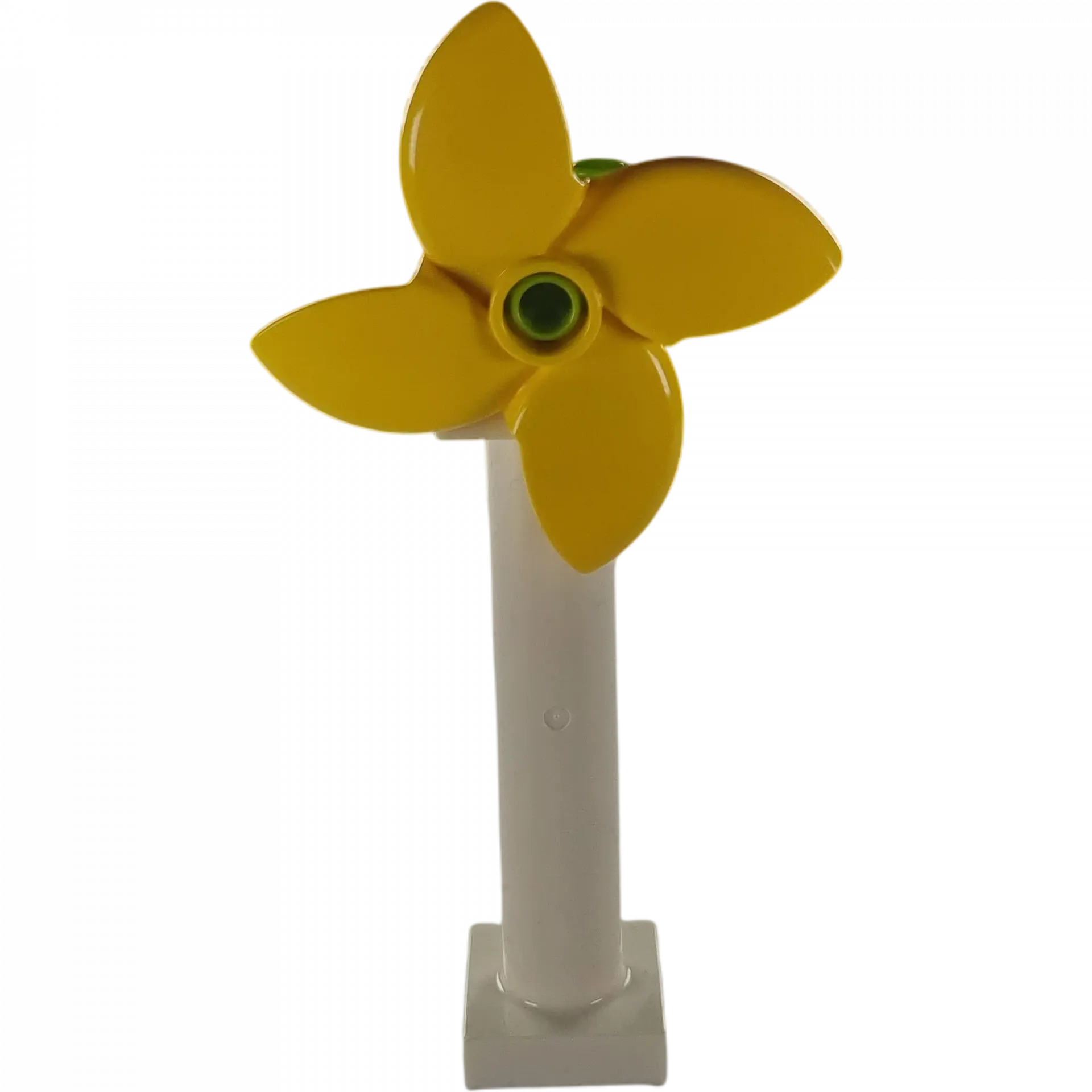 Lego Duplo Windrad Weiß Gelb Grün Drehbar 3-teilig