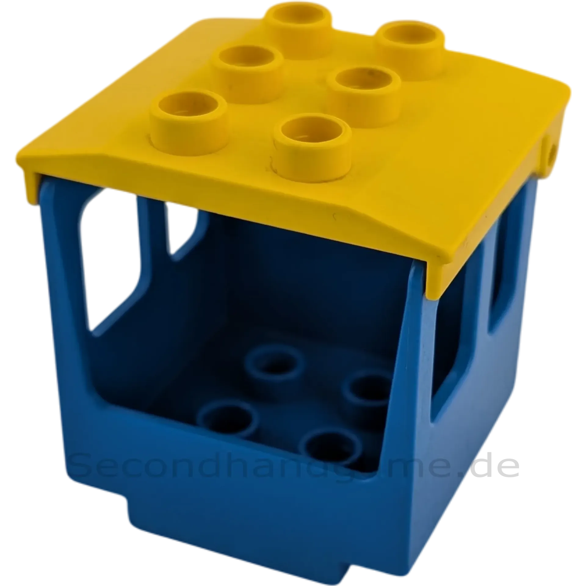 Lego Duplo 4544 Aufsatz Blau mit Klappdach Gelb Kabine Führerhaus