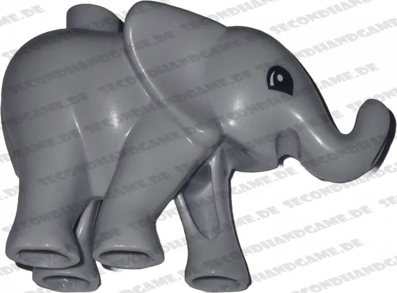 Lego Duplo Elefant Kind Dunkelgrau