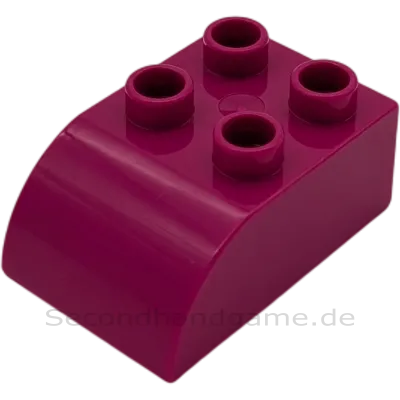Lego Duplo 2x3 Dachstein 2302 Dunkelpink