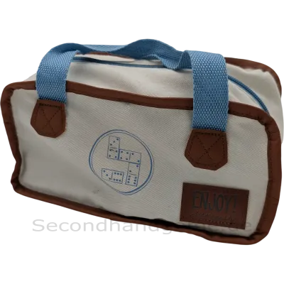 Tchibo Domino-Spiel Enjoy Summer aus Holz in Tasche, ab 6 Jahren