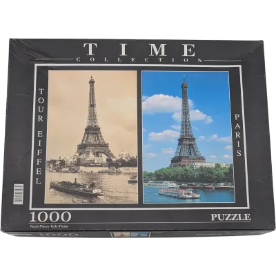 Clementoni Time Collection Puzzle 1000 Teile 90507 Tour Eiffel Paris Damals und Heute