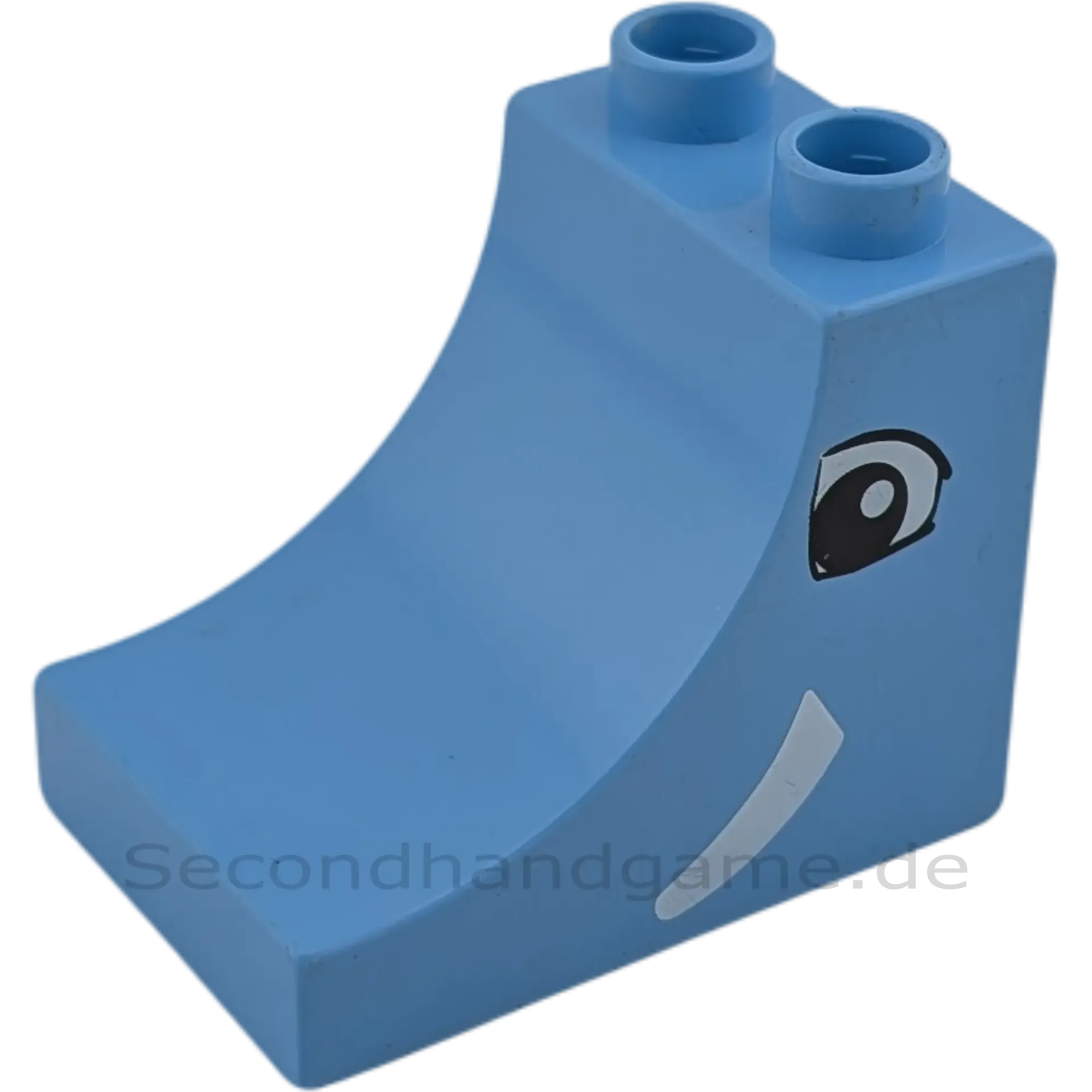 Lego Duplo 2301 Stein Halbrund Rampe Blaugrau Elefant mit Stoßzähnen
