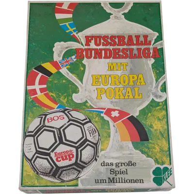 Klee Fussball Bundesligaspiel mit Europa Pokal
