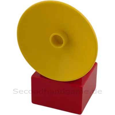 Lego Duplo 92009 Antenne gelb auf rotem Stein Satellitenschüssel