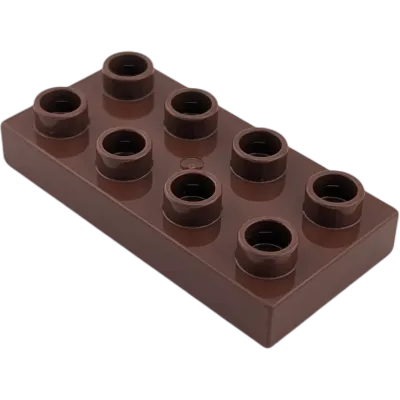 Lego Duplo 40666 Platte 2x4 Dunkelbraun