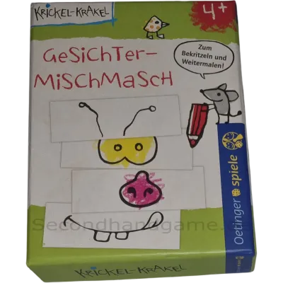 Oetinger Spiele Krickel-Krackel Gesichter-MischMasch