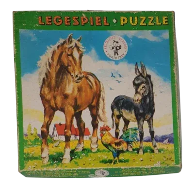 Pestalozzi-Verlag 3 Legespiel Puzzle 3 x 36 Teile Tiere auf dem Bauernhof 6251511
