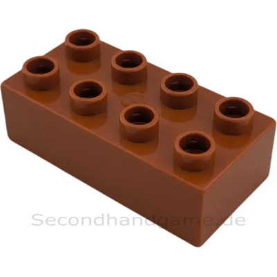 Lego Duplo 2x4 Baustein 3011 Schokoladenbraun