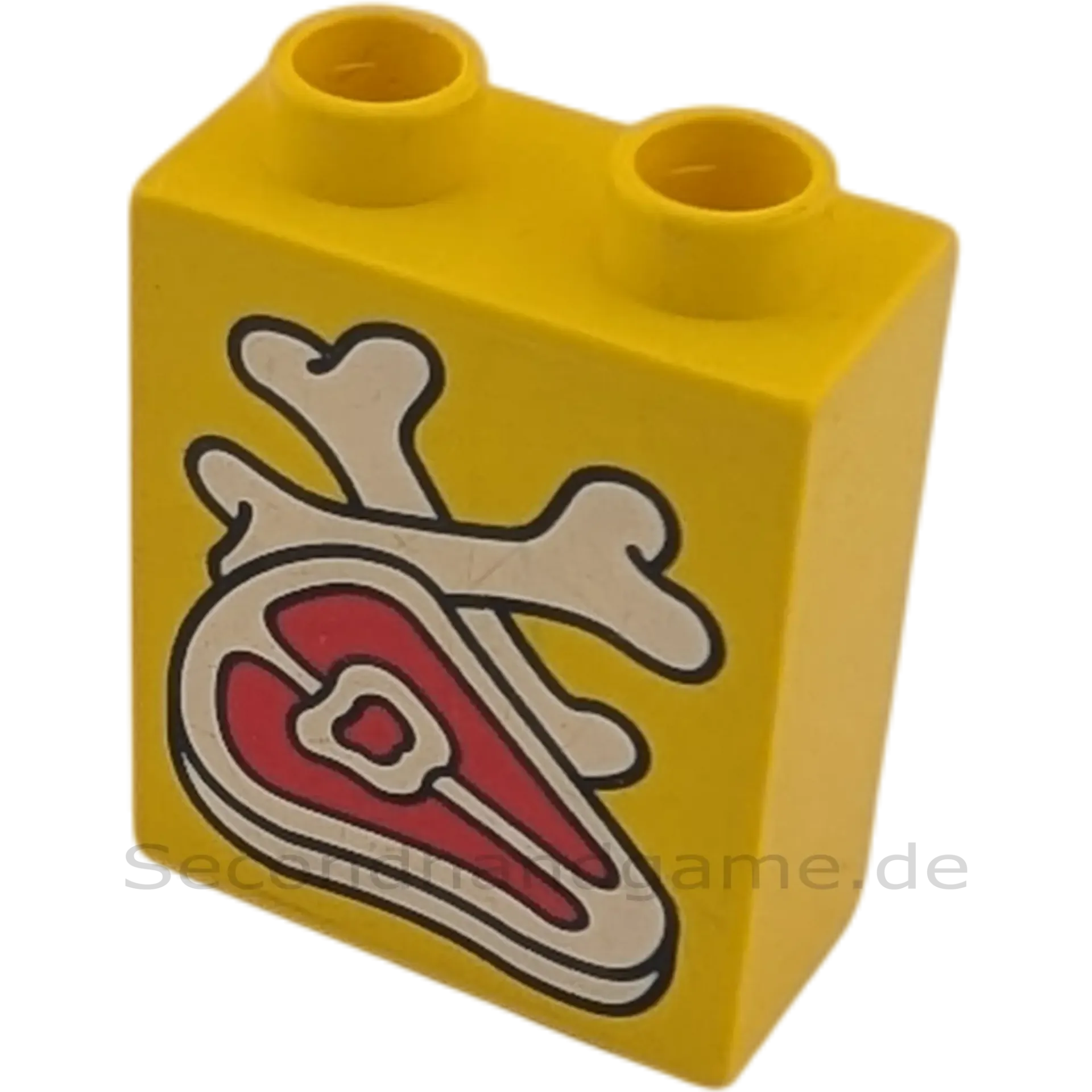 Lego Duplo 1x2 Stein Gelb Fleisch Tierfutter