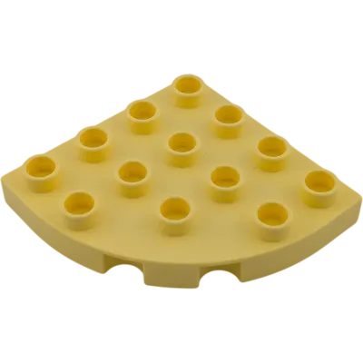 Lego Duplo 98218 Platte 4x4 Rund Hellgelb
