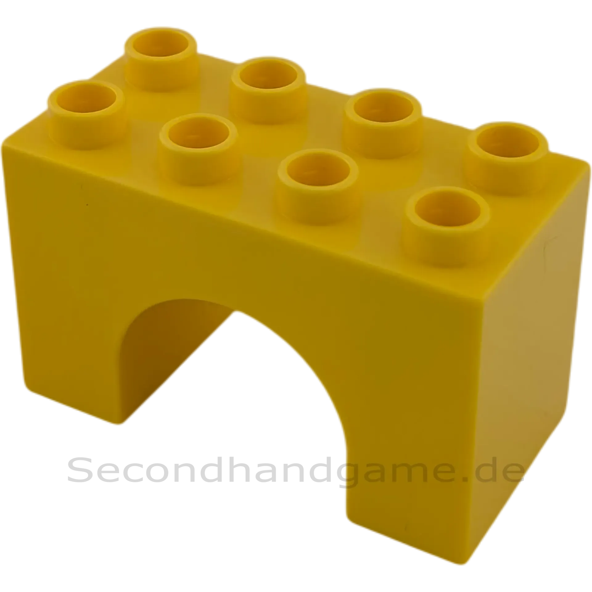 Lego Duplo 2x4x2 Brücke Brückenstein 11198 Gelb mit rundem Durchgang