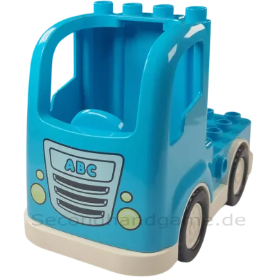 Lego Duplo Lastwagen mit ABC Azur Weiß