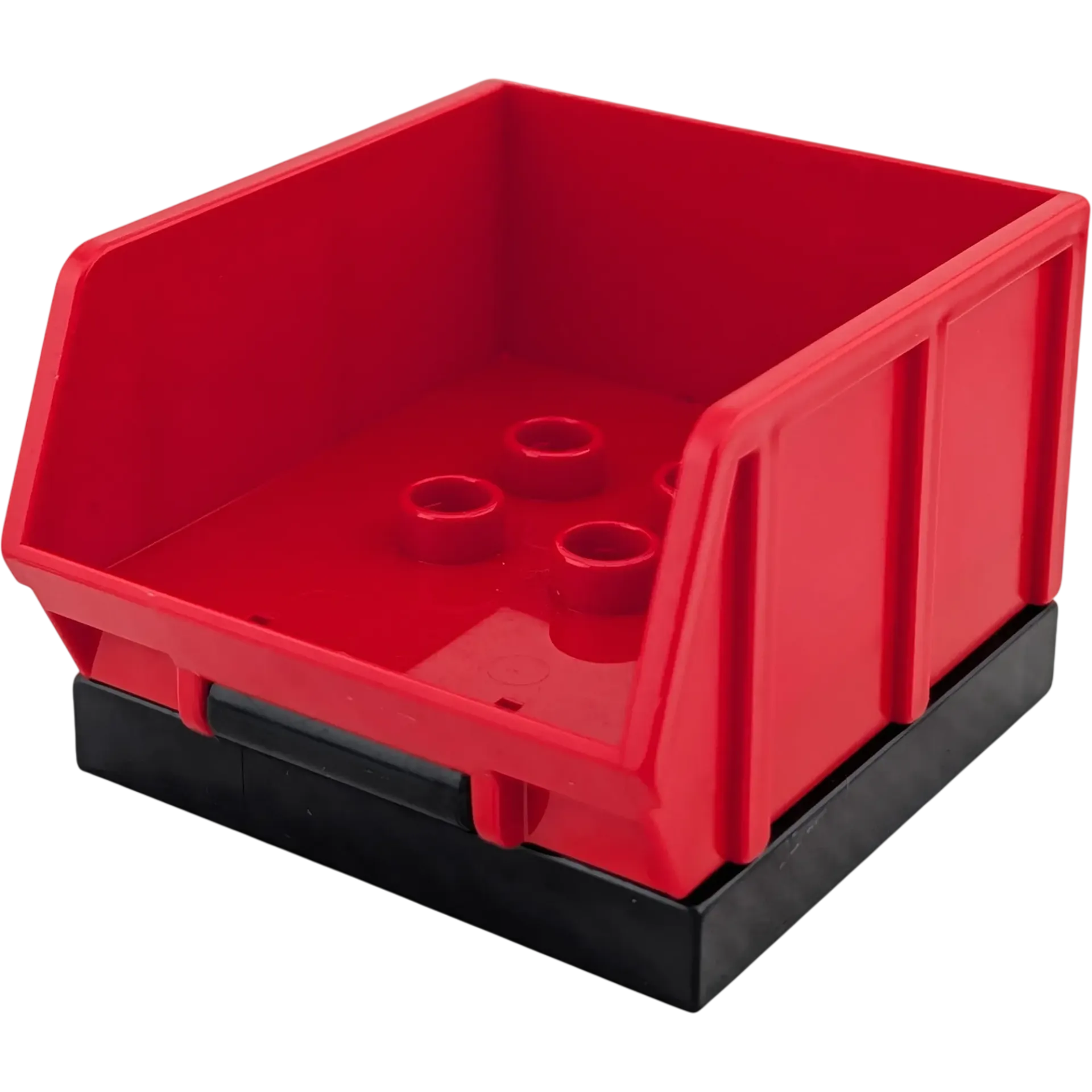 Lego Duplo 31068 + 31088 Anhänger Aufsatz Container Rot Kippbar mit schwarzem Unterteil