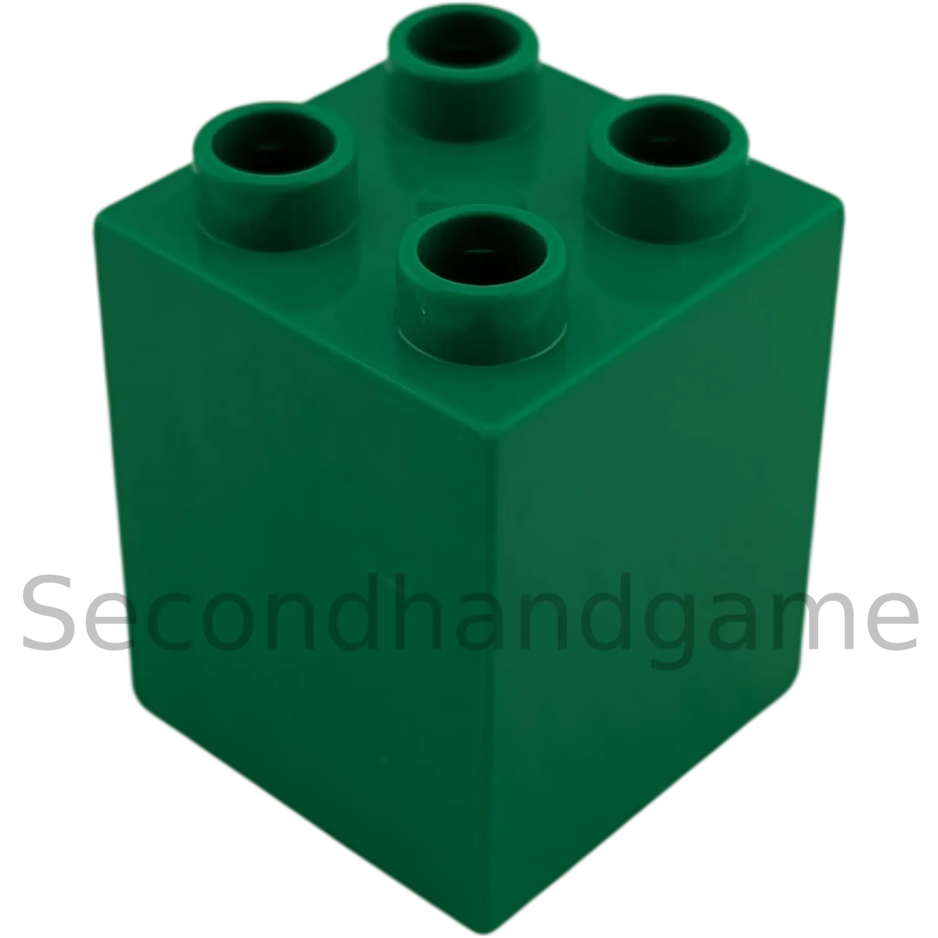 Lego Duplo 2x2x2 Doppelstein Mittelgrün