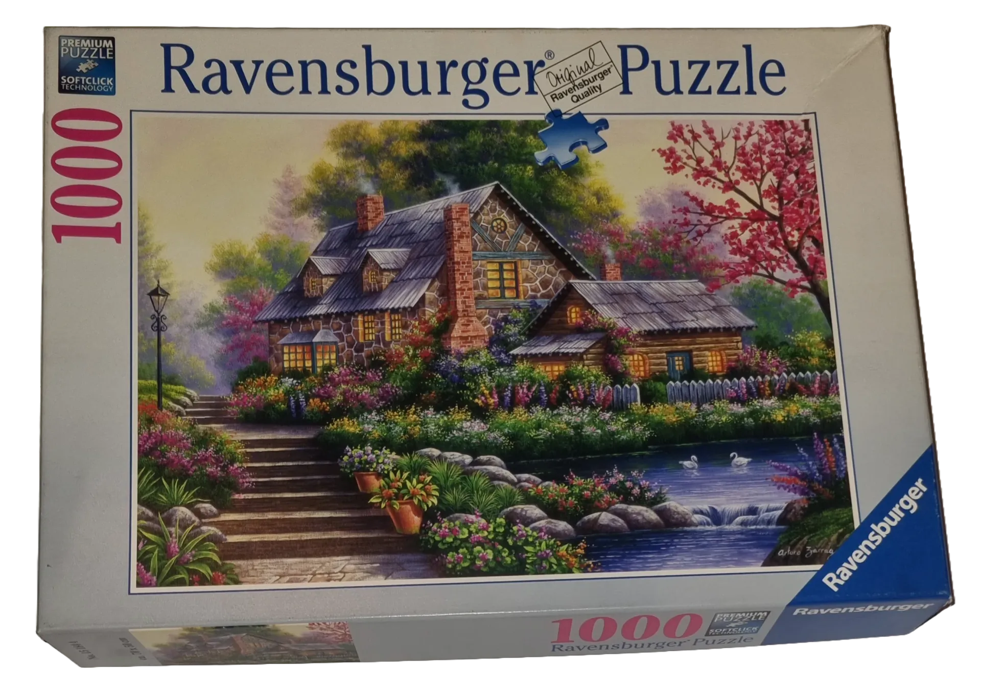 Ravensburger Puzzle Premium softclick 1000 Teile 151844 Romantisches Cottage