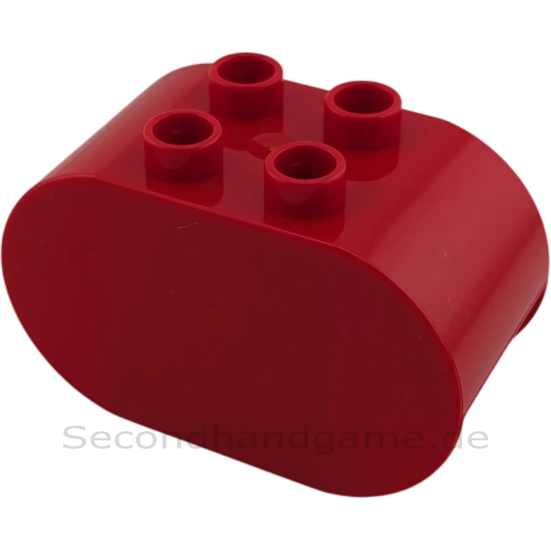 Lego Duplo Stein 2x4x2 abgerundet Rot 6448