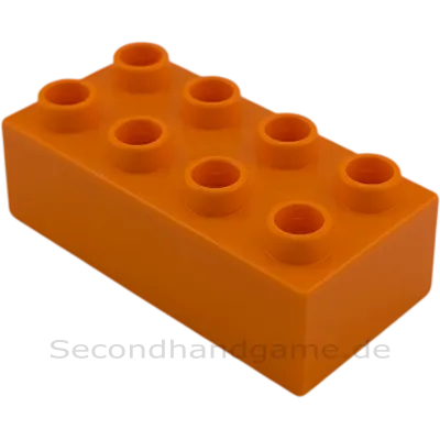 Lego Duplo 2x4 Baustein 3011 Orange