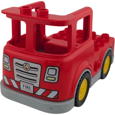 Lego Duplo Lastwagen Rot im FeuerwehrdesignLego Duplo Lastwagen Rot im Feuerwehrdesign