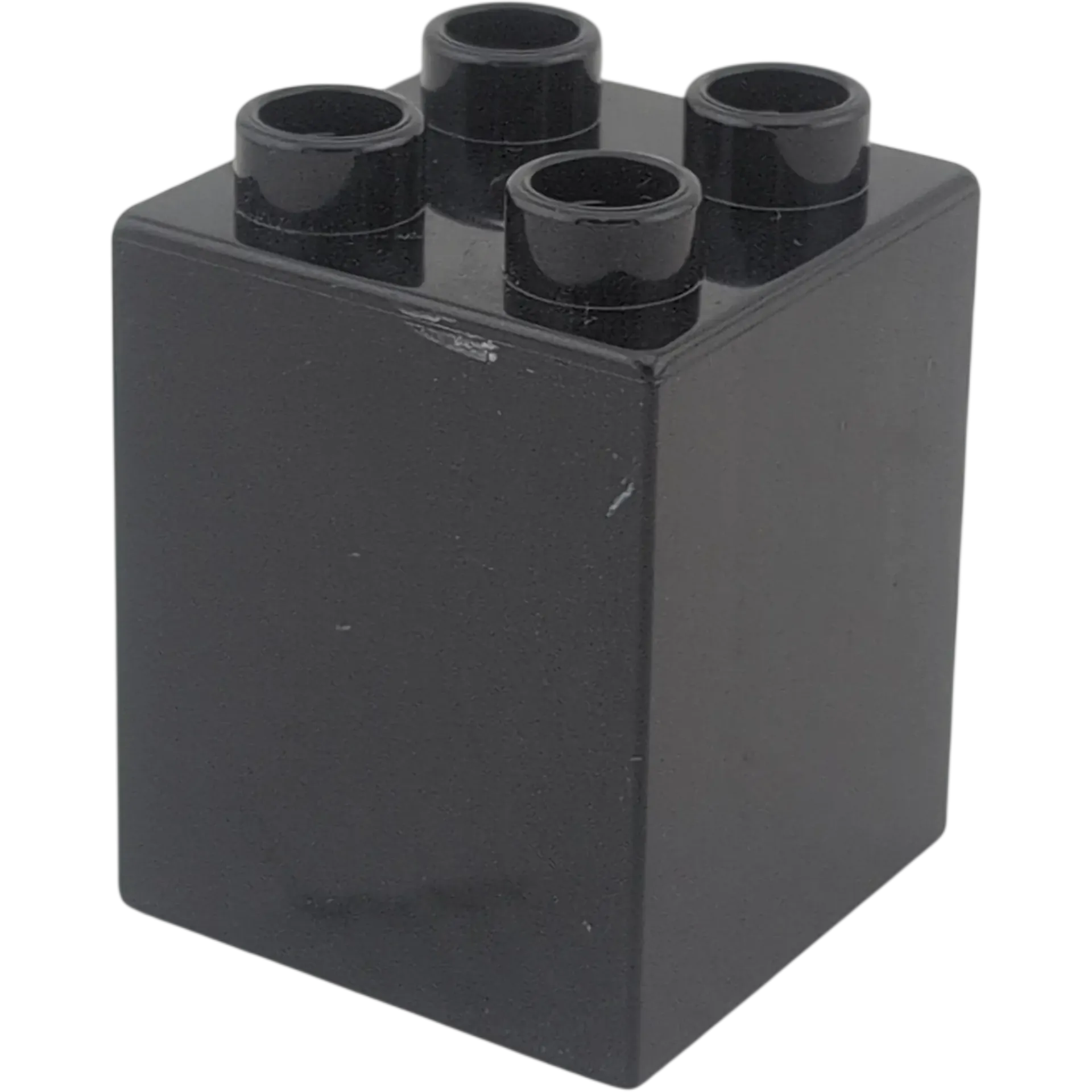 Lego Duplo 2x2x2 Doppelstein Schwarz
