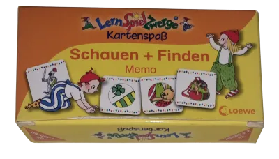 Loewe Lern Spiel Zwerge Schauen + Finden Memo