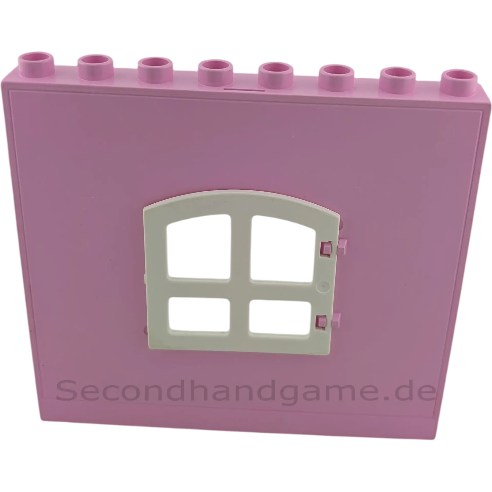 Lego Duplo Hauswand mit Fenster Mauer Rosa