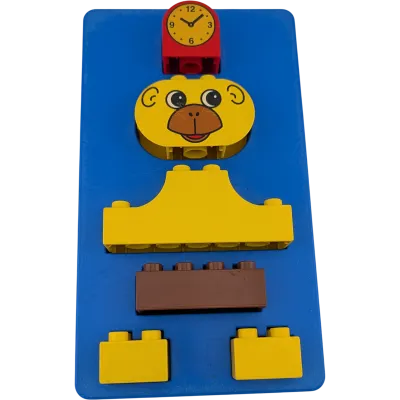 Lego Duplo Bausteine Set mit Uhr und Affe
