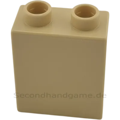 Lego Duplo 4066 Stein 1x2x2 Sandfarben Beige