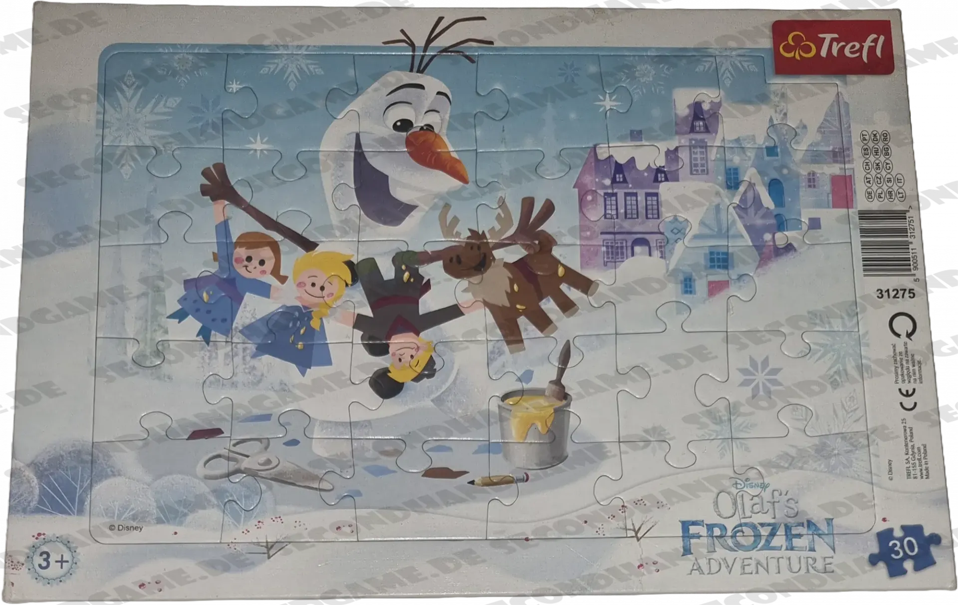 Trefl Disney Rahmenpuzzle 30 Teile 31275 Oaf's Frozen Adventure