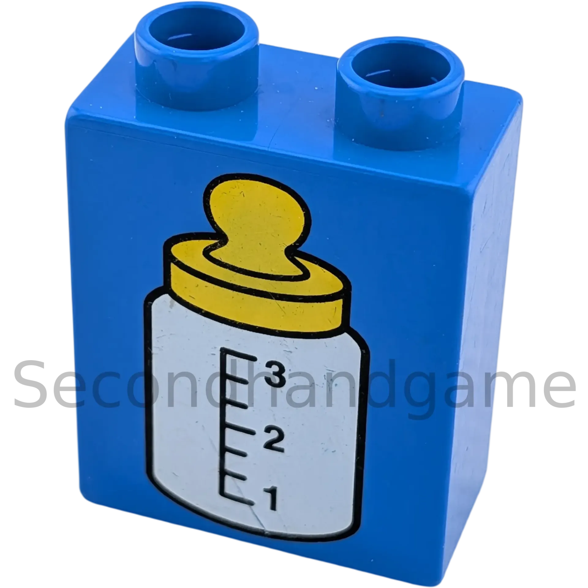Lego Duplo  1x2 Stein Blau Milchflasche 4066