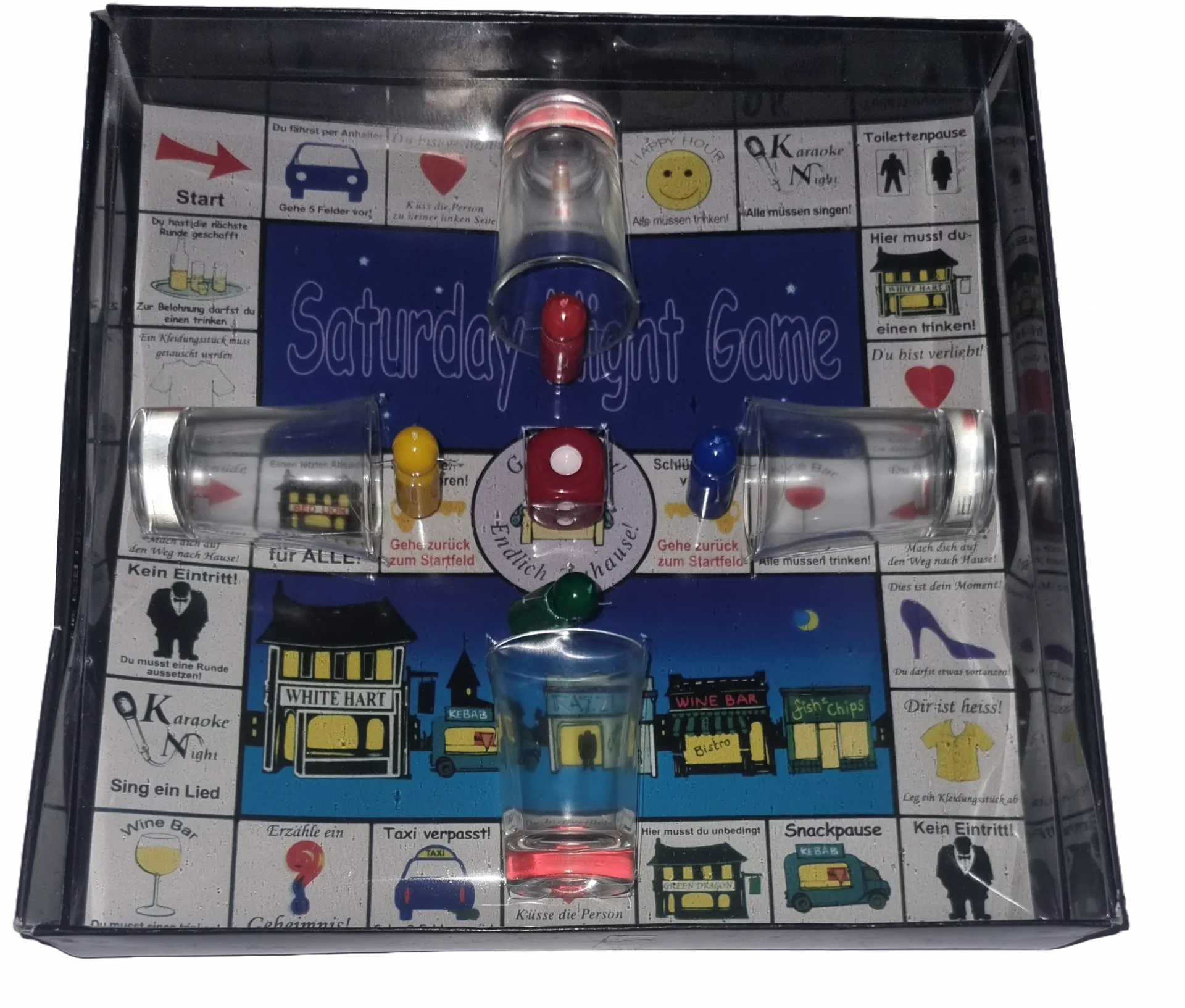 Saturday Night Game Glas - Trinkspiel