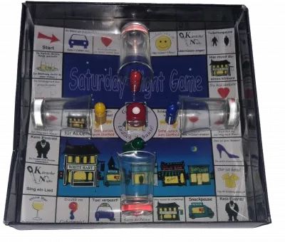 Saturday Night Game Glas - Trinkspiel