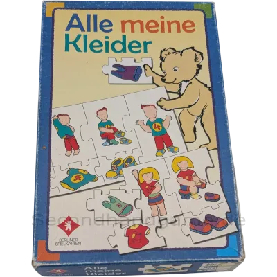 Berliner Spielkarten Lernpuzzle Alle meine Kleider 20 Teile 9604, ab 3 Jahren